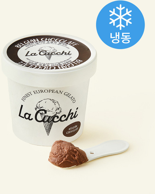 라쿠치 벨지안 초콜릿 젤라또 아이스크림 (냉동), 1개, 1개입, 150ml