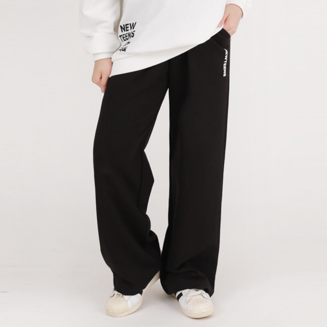 뉴틴즈 틴즈레터 와이드 면바지