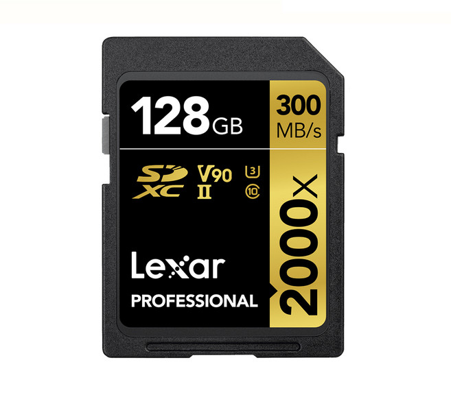 렉사 SD카드 2000배속 SDXC UHS-II, 128GB, 1개