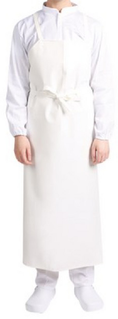 가드맨 양면코팅 방수 앞치마 고리형, WHITE, 1개