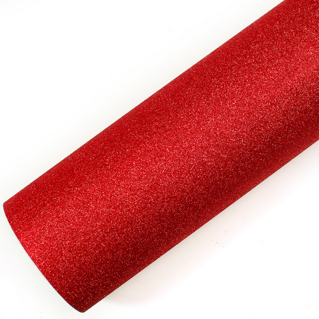 로즈로사 글리터 인테리어 필름 반짝이 시트지 K012, 레드, 100cm x 20m