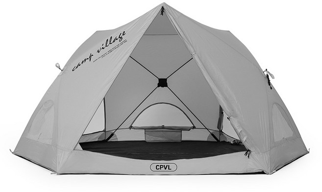 CAMP VILLAGE Unos 簡易安裝帳篷, 4人, 灰色