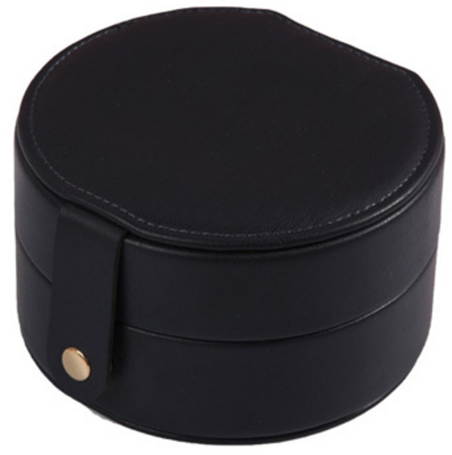 원형 이동 휴대용 미니 보석함 CJ-RA80, 1개