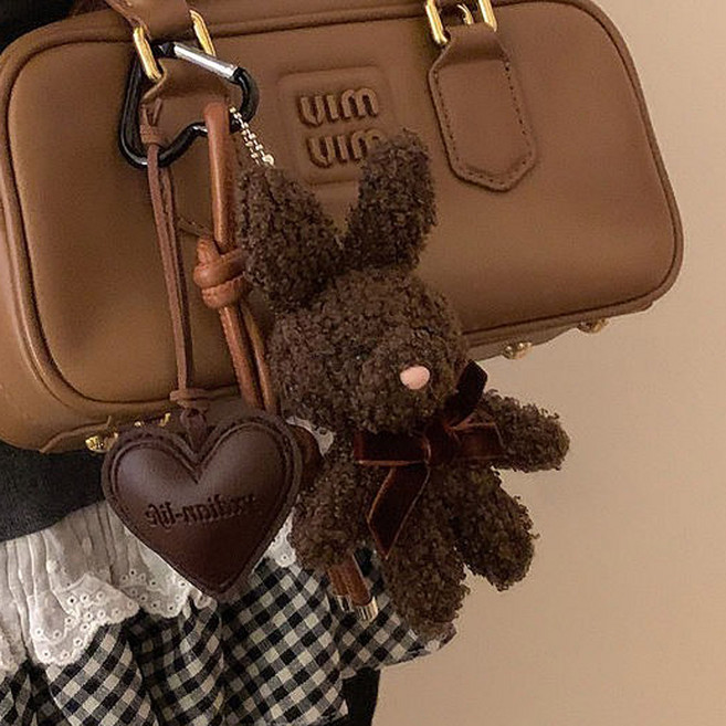 CCREANG 可愛蝴蝶結兔子娃娃包包吊飾鑰匙圈 AB323