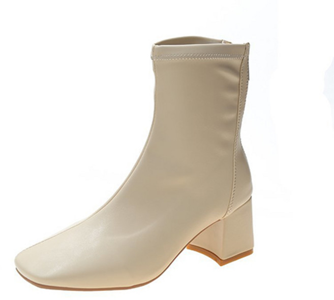 몬드스팟 키커보이는 지퍼 사선 미들 스퀘어 부츠 6cm YT_RB433