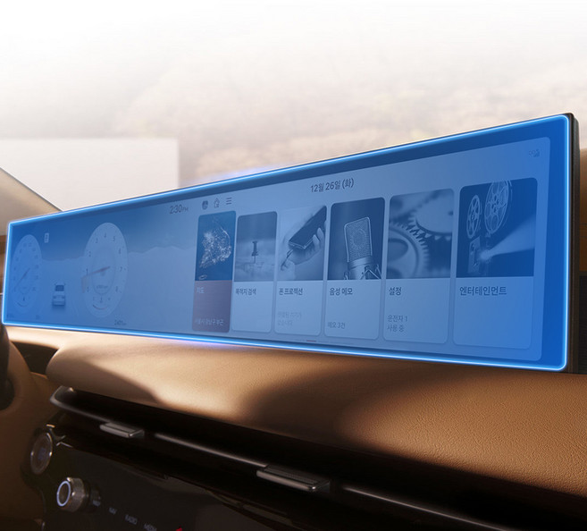 스코코 제네시스 G80 페이스리프트 초고화질 트루컬러 AR 풀커버 네비게이션 보호필름 세트