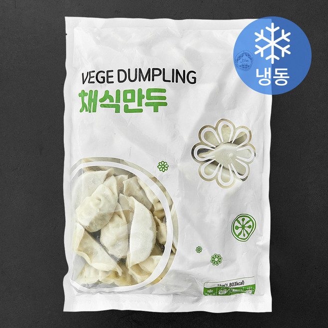 랜시 채식만두 (냉동), 1kg, 1개
