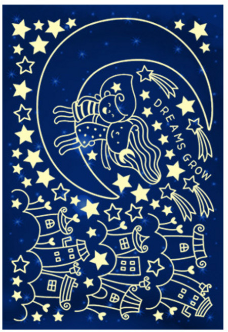 환타스틱스 야광별 스티커 달키즈 NS-51, 5세트, 혼합색상