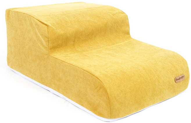 레드퍼피 반려동물 컬렉션 소파지 펫스텝, 머스타드, 1개