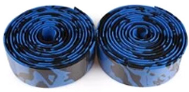 펠레스포츠 자전거 핸들바 테이프, 카모 블루블랙, 1개