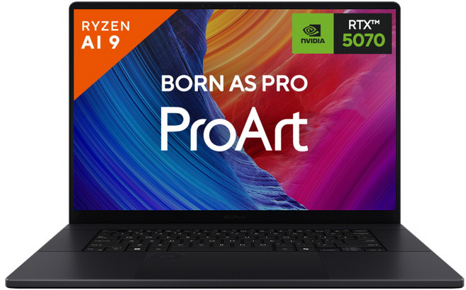 에이수스 2026 프로아트 P16 라이젠 AI 라이젠 AI 300 시리즈 지포스 RTX 5070, 나노 블랙, H7606WP-SR261W, 2TB, 64GB, WIN11 Home