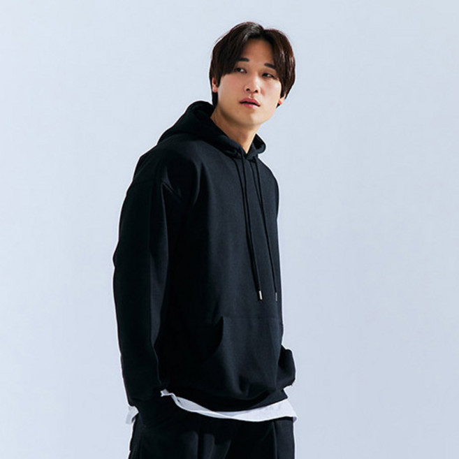 크램프 빅사이즈클럽 패치루즈 후드티