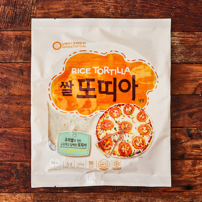 남향푸드또띠아 쌀또띠아 지름 20cm, 45g, 5개입, 1개