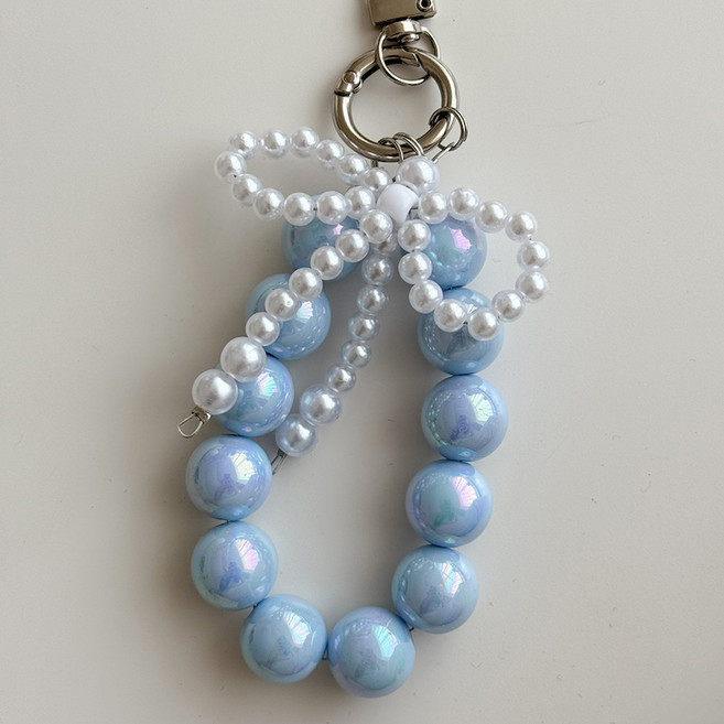 소리달 우든 비즈 가방 키링