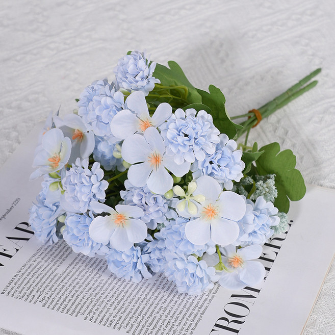 그린허그 러블리 수국 믹스 조화, 블루, 2개