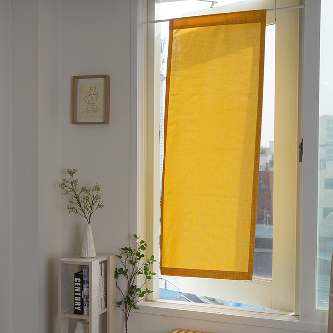 나비손길 린넨 마 가리개 봉집형