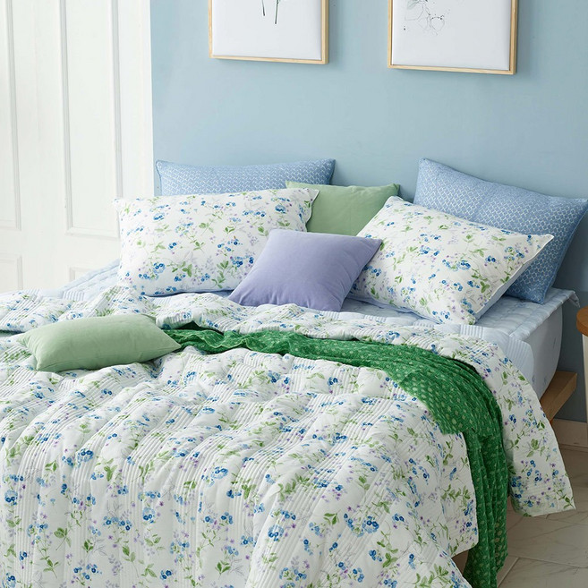 박홍근홈패션 브리즈 순면 100 줄누비이불 패드 세트