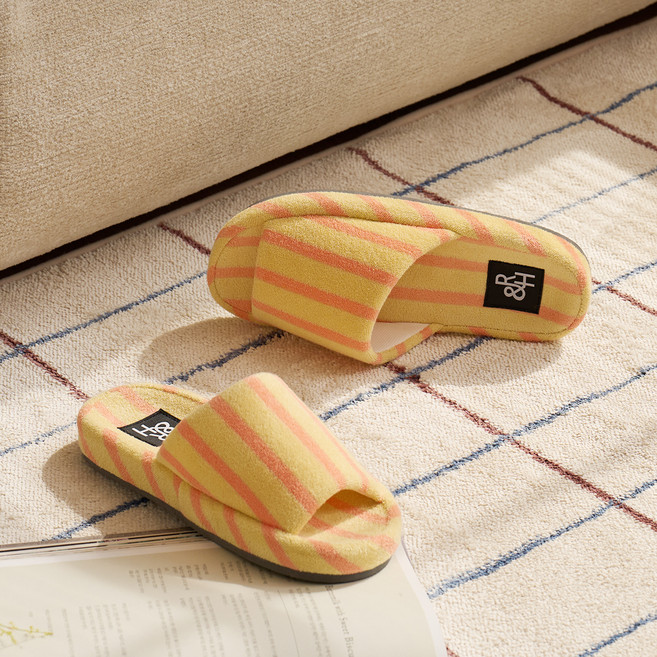 룸앤홈 테리아치 룸슈즈, 옐로, 1개