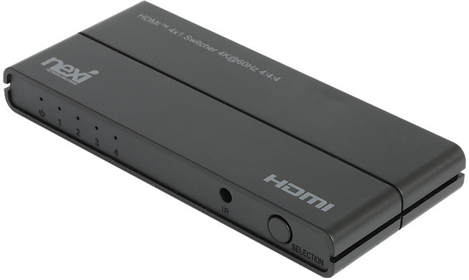 넥시 4대1 4K HDMI 셀렉터 스위치 선택기, NX-HD0401SW, 1개