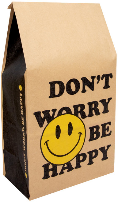 좋은기븐 행복한 스마일 종이봉투 대 40p, 옐로우 + 블랙, 2개