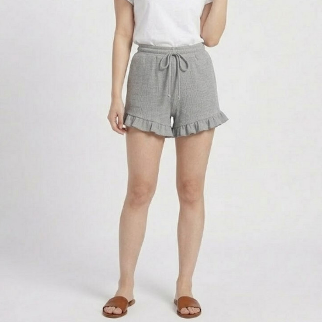 소니오 여성용 레이스 골지 반바지