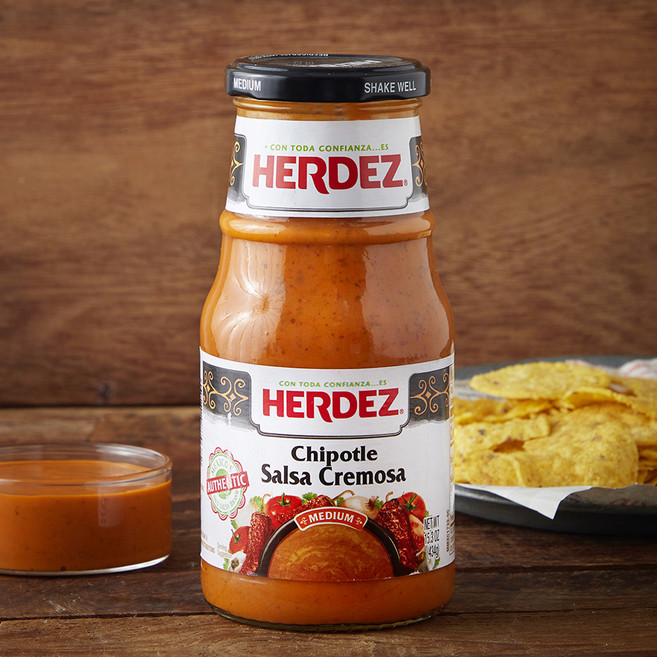 헤르데즈 크리미 치폴레 살사소스, 434g, 1개