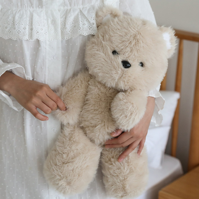 제이블룸 런닝 곰돌이 인형, 50cm, 베이지, 1개