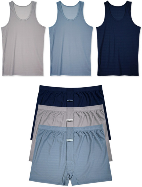 발데블랑코 에어쿨 쉐브론 런닝 3종 + 트렁크 3종 세트 RD8008