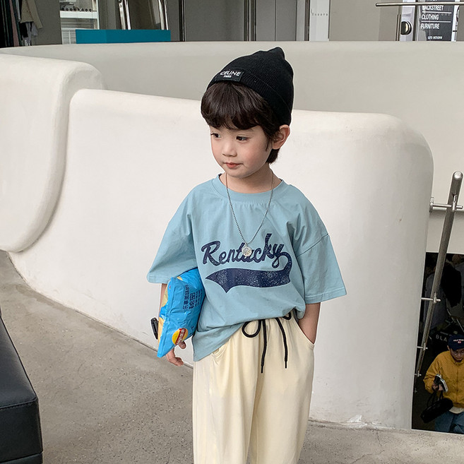 Ambbkids 아동용 터키언더 반팔 티셔츠 CCW37BTS222