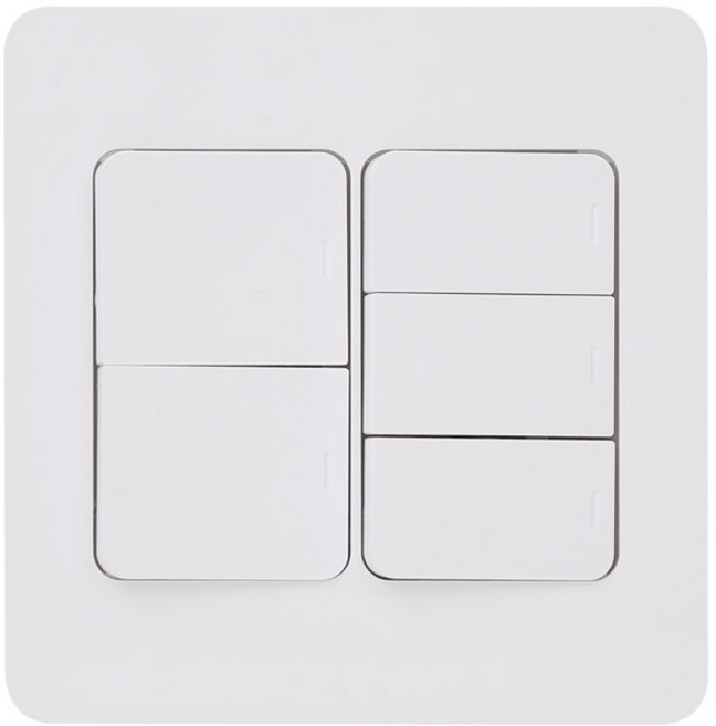 제일전기 전등 스위치 커버 1로 5구 2개용, 1개