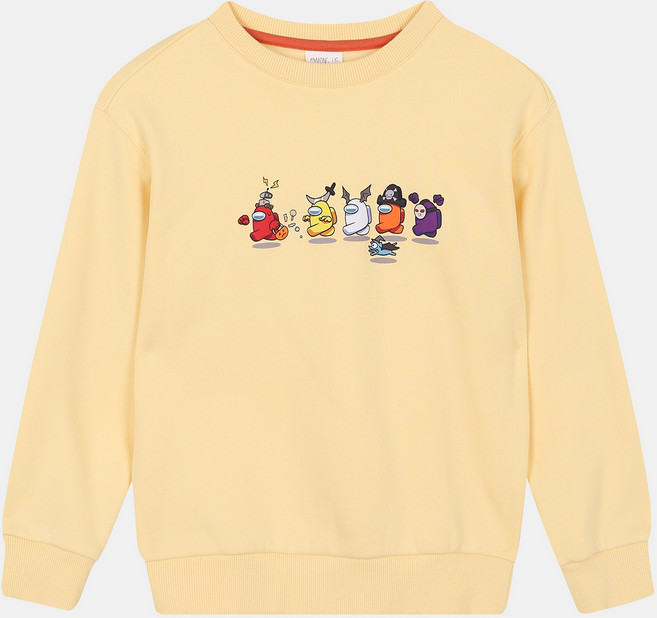 오후 아동용 어몽어스 할로윈 기모 맨투맨 OHMA21N2S