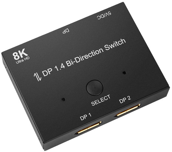 컴스 8K 60Hz 디스플레이포트 DP 1.4 양방향 선택기, HB696, 1개