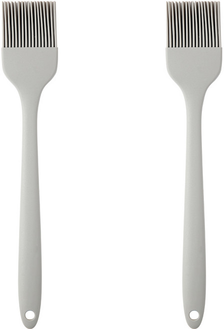 이지실리 실리콘 오일 브러쉬, 연그레이, 2개