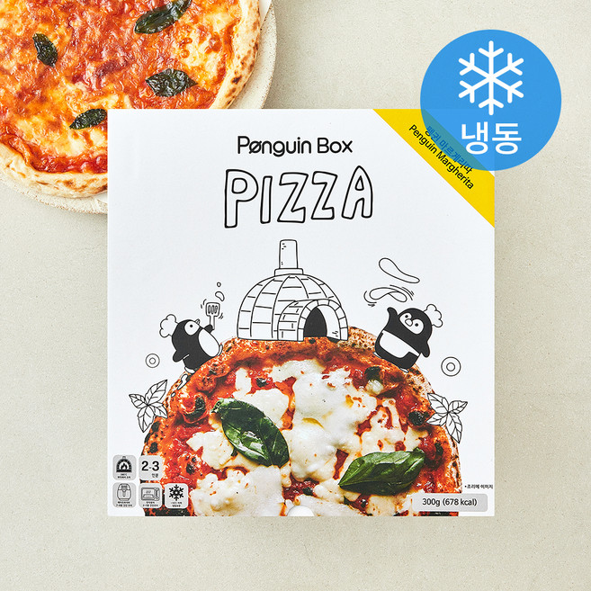 펭귄 수제화덕피자 마르게리따 (냉동), 300g, 1개, 1개입