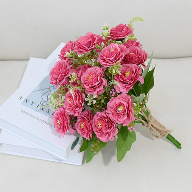 도시정원 조화 루이스 장미 부케, 레드, 1개