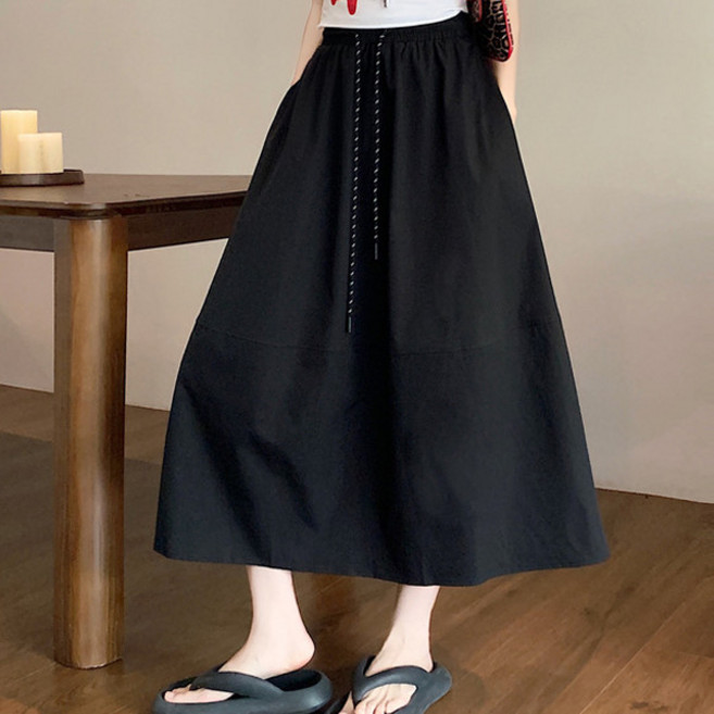 포플러앤씨 여성용 비안느 빅사이즈 A라인 스커트 P25FSK071712