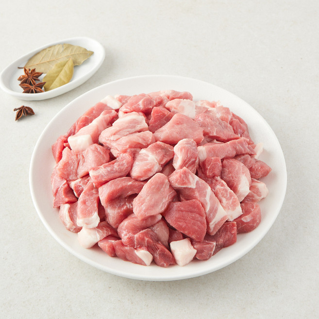 하이랜드푸드 캐나다산 돼지고기 모둠 찌개용 (냉장), 1개, 1kg