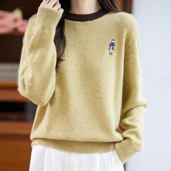 Poplar&See女款Roropie刺繡針織衫 P25WKN091705