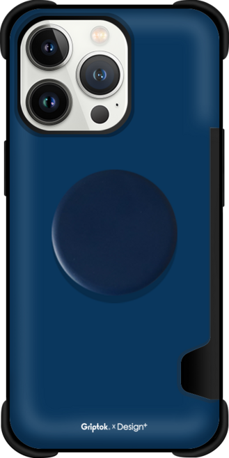 더다움 디자인플러스 컬러 카드 수납 범퍼 휴대폰 케이스 + 원형 마카롱 그립톡