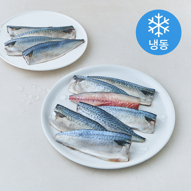 고등어청년 구이용 고등어 토막당 80~100g (냉동), 1개, 1kg