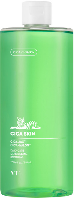 VT COSMETICS 積雪草化妝水 CICA SKIN 510ml 保濕舒緩 敏感肌適用, 1瓶