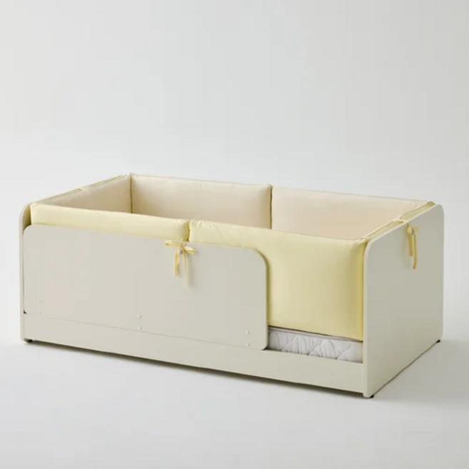 한샘 샘키즈 하이가드 데이베드 7000 2 범퍼쿠션가드 4면형 DIY 고객직접설치, 베이지옐로우