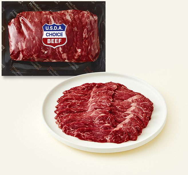 미국산 초이스 토시살 구이용 (냉장), 1개, 500g