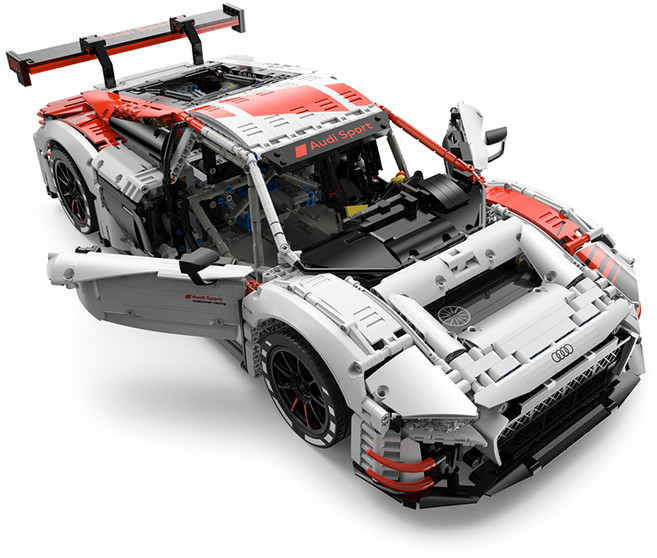 라스타브릭 아우디 R8 LMS GT3 W 1 : 8 프라모델 자동차 99310, 1개