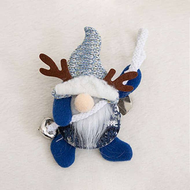 플라워트리 로프 산타 커튼집게 16cm, 블루, 1개