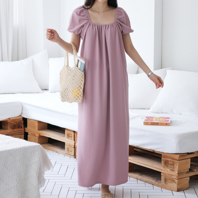 봉봉스토리 위즈 셔링 임산부 원피스