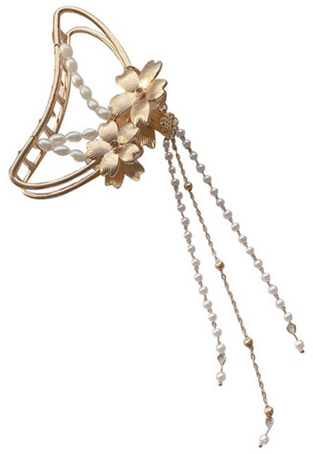 수스다 신비여신 메탈진주집게핀 올림머리 헤어집게핀 뒷태미인 241