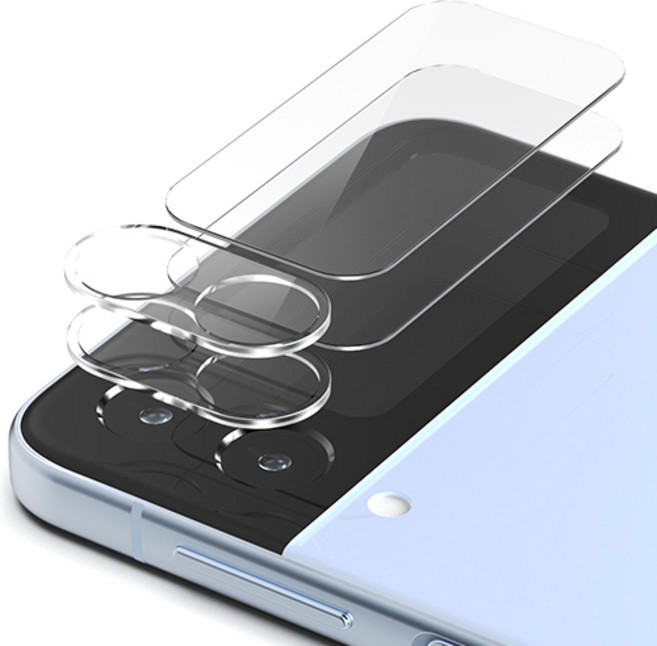 신지모루 쉴드 카메라렌즈 강화유리 액정보호필름 2p 세트, 1세트