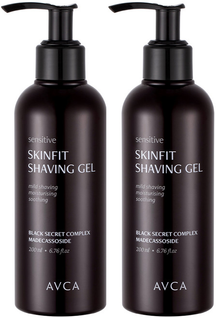아브카 센서티브 스킨핏 쉐이빙 젤, 2개, 200ml