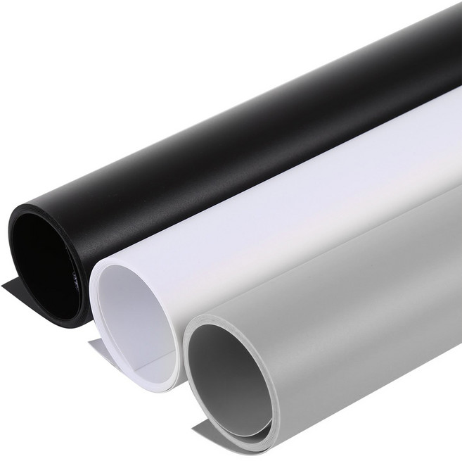 본젠 사진 영상 촬영 PVC 배경지 무채색 100 x 200 cm 3종 세트, 1세트, VDR-102KGW